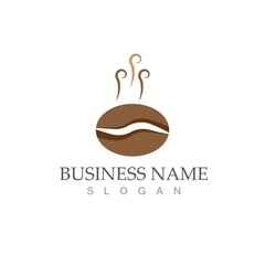 coffee bean icon vector illustration