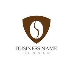 coffee bean icon vector illustration