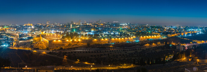 Temple Mount at Night