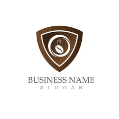 coffee bean icon vector illustration