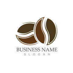 coffee bean icon vector illustration