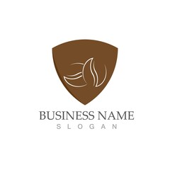 coffee bean icon vector illustration