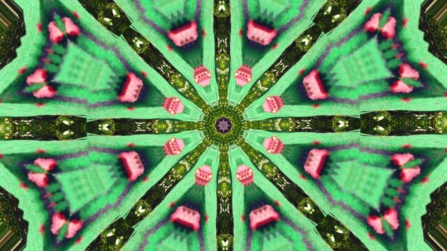 Decoration backgrounds Colourful symmetric patterns botanical kaleidoscope mandala geometry wallpaper - Multicoloured fractal animation tribal vector illustration