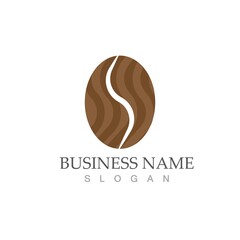 coffee bean icon vector illustration
