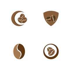 coffee bean icon vector illustration