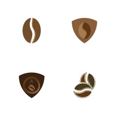 coffee bean icon vector illustration