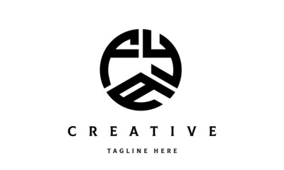 FYA creative circle three letter logo