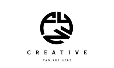 FYN creative circle three letter logo