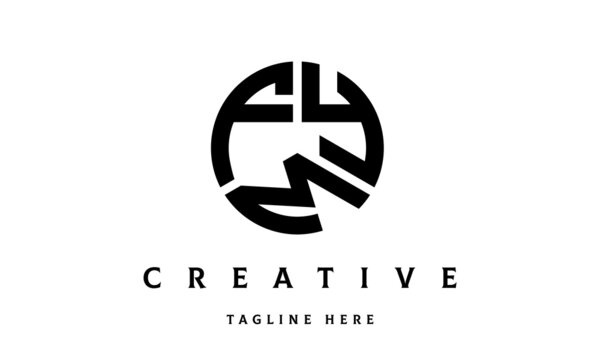 FYM creative circle three letter logo