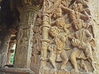 relief and carving at sun temple modhera gujarat