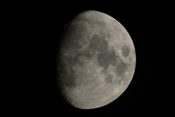 Waxing gibbous moon taken on September 16th 2021 in Barnsley, UK