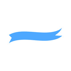 Holiday ribbon vector icon. Banners illustration sign or symbol.