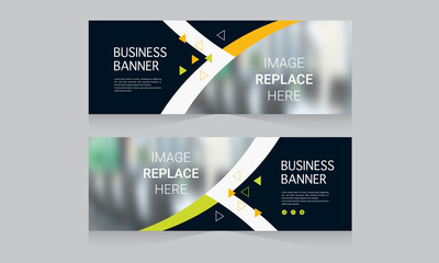 Fototapeta premium professional corporate business banner design