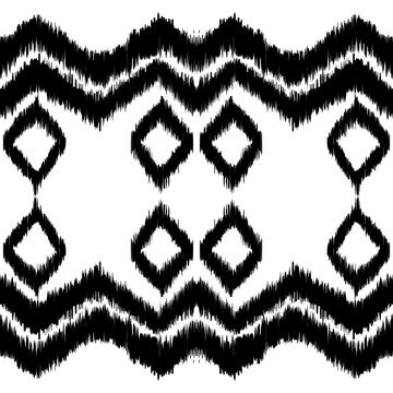 black fabric pattern white background seamless, tribal pattern
