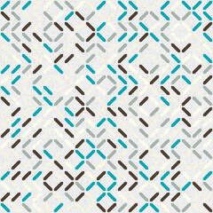 Abstract Geometric Pattern generative computational art illustration