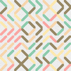 Abstract Geometric Pattern generative computational art illustration