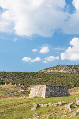 トルコ　ヒエラポリス・パムッカレのヒエラポリス遺跡