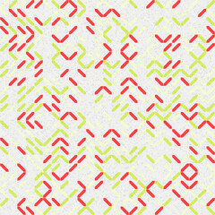 Abstract Geometric Pattern generative computational art illustration