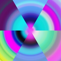 Violet pink green circular abstract colorful background