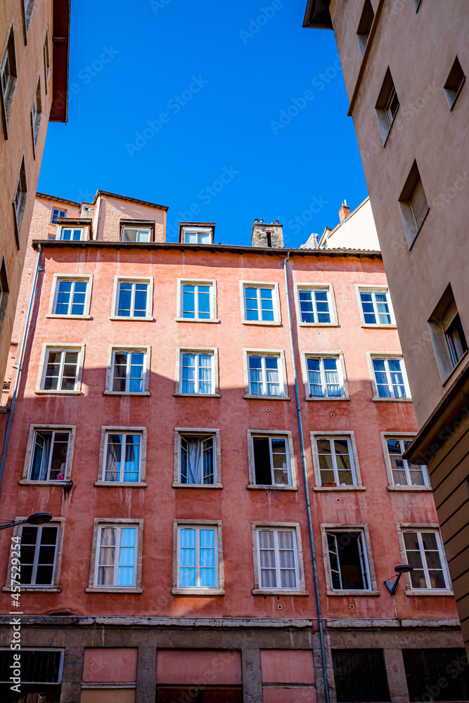 Poster Dans les rues de la Croix Rousse à Lyon