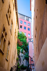 Dans les rues de la Croix Rousse à Lyon