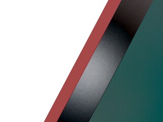 Stylish white  dark green abstract geometric black and red diagonal lines masculine glamour background texture 