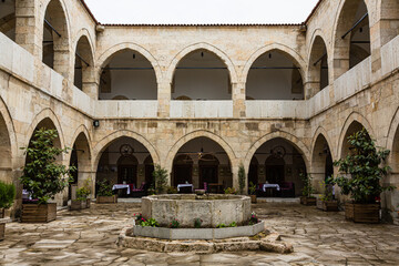 トルコ　サフランボルの旧市街にある隊商宿の跡地であるジンジ・ハン