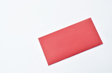 red envelope for reward youth in Chinese new year festival on white background