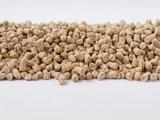 Fototapeta premium organic feed for animals in small granules