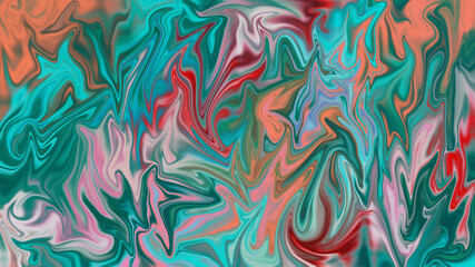 Fototapeta na wymiar Abstract wavy psychedelic background image.