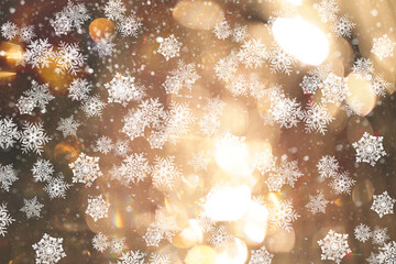 christmas background with balls, christmas background with snowflakes
