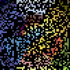 Colorful squares, texture, abstract background with squares