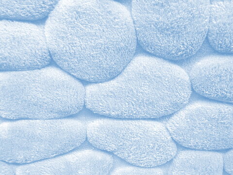 Fluffy Baby Blue Fabric Texture