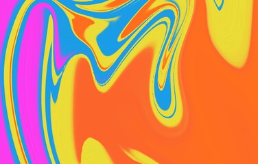 Obraz premium Fluid colors wallpaper. Bright colorful shapes overlap.Marbling. Marble texture. Artistic abstract colorful background. Splash of paint. Colorful fluid. Bright colors. Can be used for design packaging
