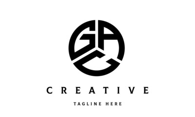 GAC creative circle three letter logo