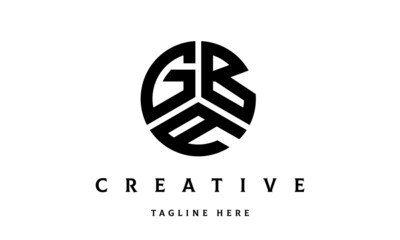 GBA creative circle three letter logo