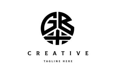 GBX creative circle three letter logo