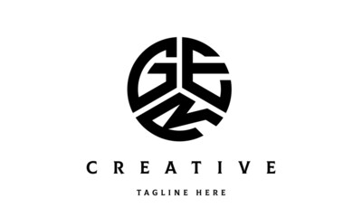 GER creative circle three letter logo