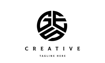 GES creative circle three letter logo