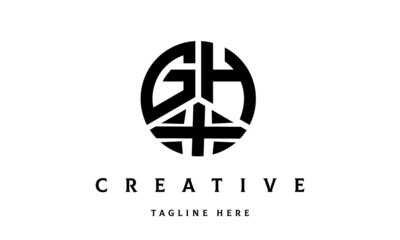 GHX creative circle three letter logo