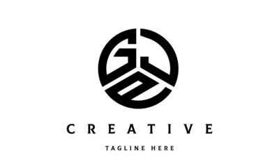 GJP creative circle three letter logo