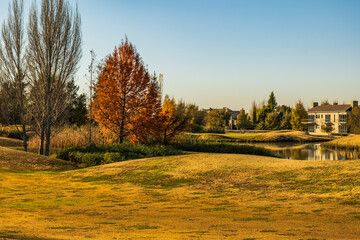 Modern house on a lake side in Kimberly South Africa