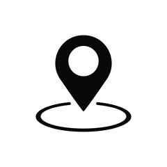 Map pointer vector icon eps 10. Mark symbol. Marker sign, location sign.	