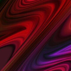 Purple violet pink waves, galaxy sky, red abstract background