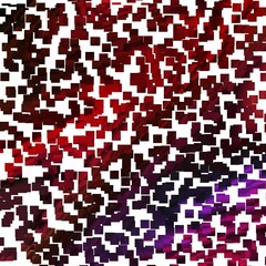 Red violet black squares seamless geometric pattern with squares