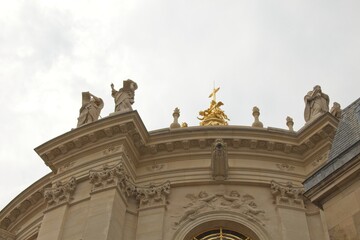 Fototapeta na wymiar detail of the facade of a church