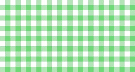 Green white plaid rustic seamless pattern