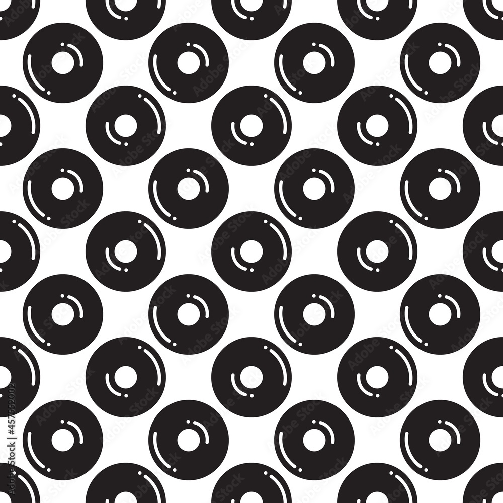 Poster candy donut pattern seamless background texture repeat wallpaper geometric vector