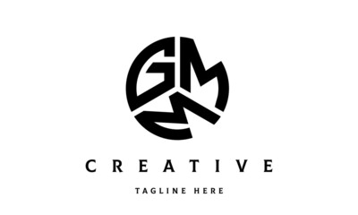 GMM creative circle three letter logo