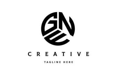 GNF creative circle three letter logo